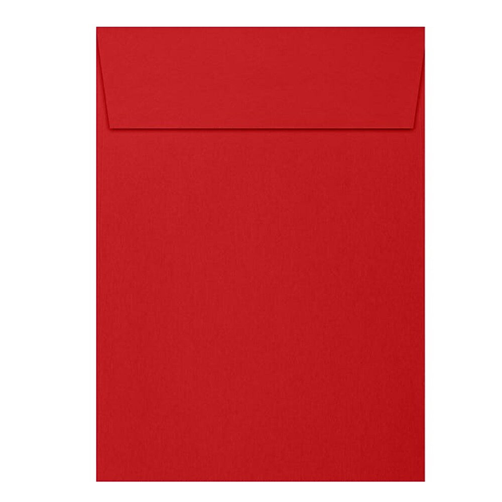 JAM Paper A7 Vertical Self Sealing Envelopes with Peel & Press, 80lb, Ruby Red, 7 1/4 x 5 1/4, 50/Pack (4880V-76-50)