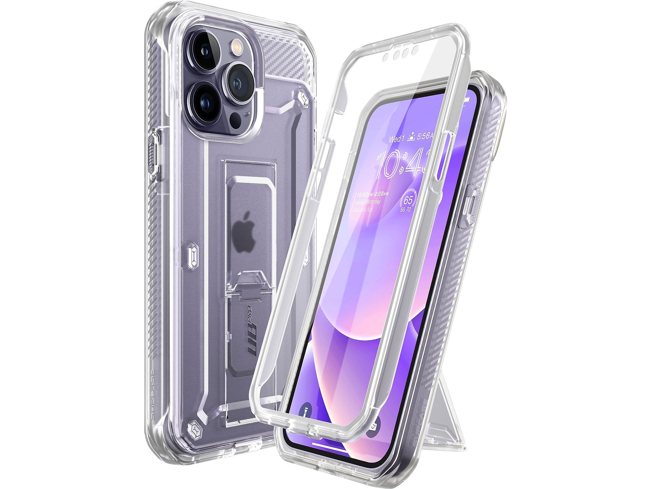 SUPCASE Unicorn Beetle PRO Clear Rugged Case for iPhone 14 Pro Max (SUP-iPhone2022Pro-6.7-UBPro-SP-Clear)