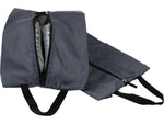 G Force 9" 2-Piece Nylon Travel Pouch Set, Gray/Black (6064)