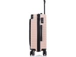 DUKAP Tour 20" Hardside Carry-On Suitcase, 4-Wheeled Spinner, TSA Checkpoint Friendly, Champagne (DKTOU00S-CHA)