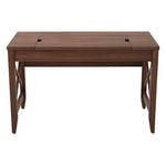 Alera Sit-to-Stand Table Desk, 47.25w x 23.63d x 29.5 to 43.75h, Modern Walnut