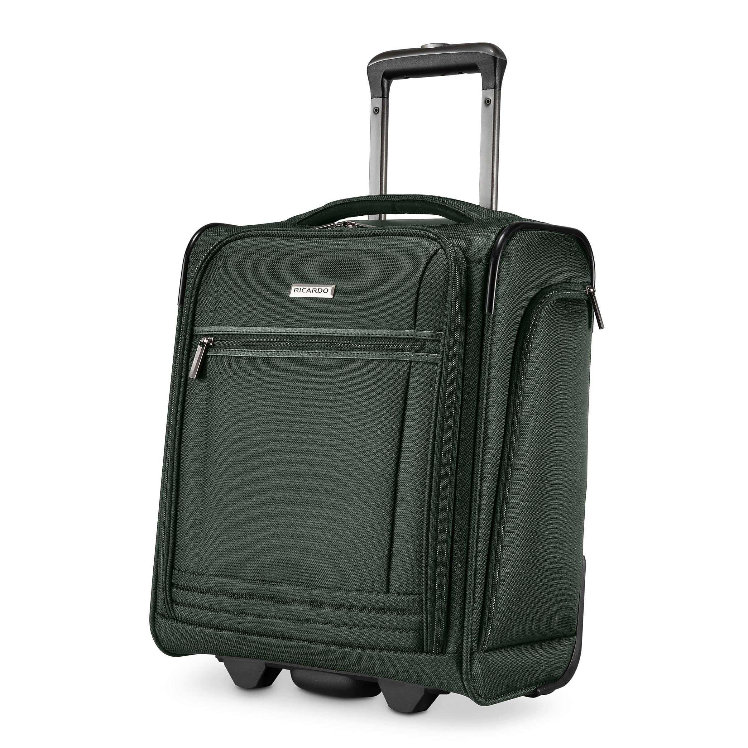 Ricardo Beverly Hills Avalon 17.25" Carry-On Suitcase, 2-Wheeled, Juniper Green (135-16-380-USB)