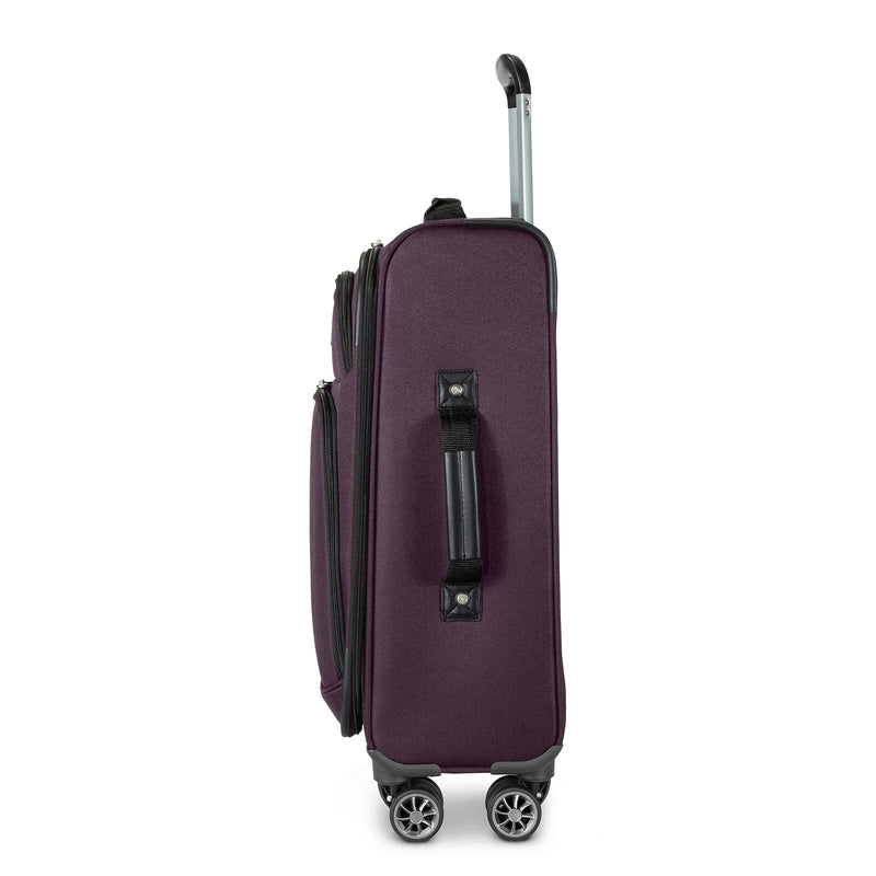Skyway Luggage Epic 20" Carry-On Suitcase, 8-Wheeled Spinner, Plum (450-20"555-4WB)