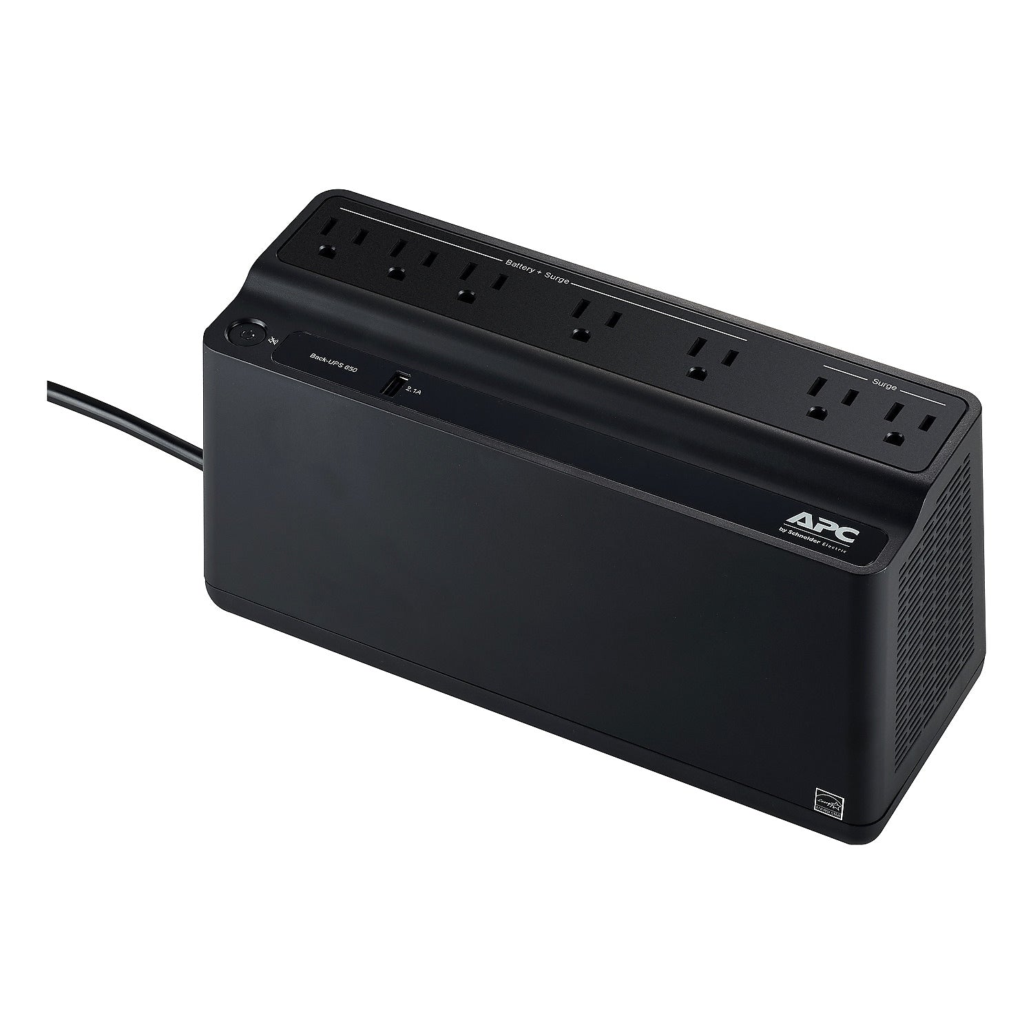 APC Back-UPS 650VA 7-Outlet Battery Backup & Surge Protector, Black (BVN650M1)