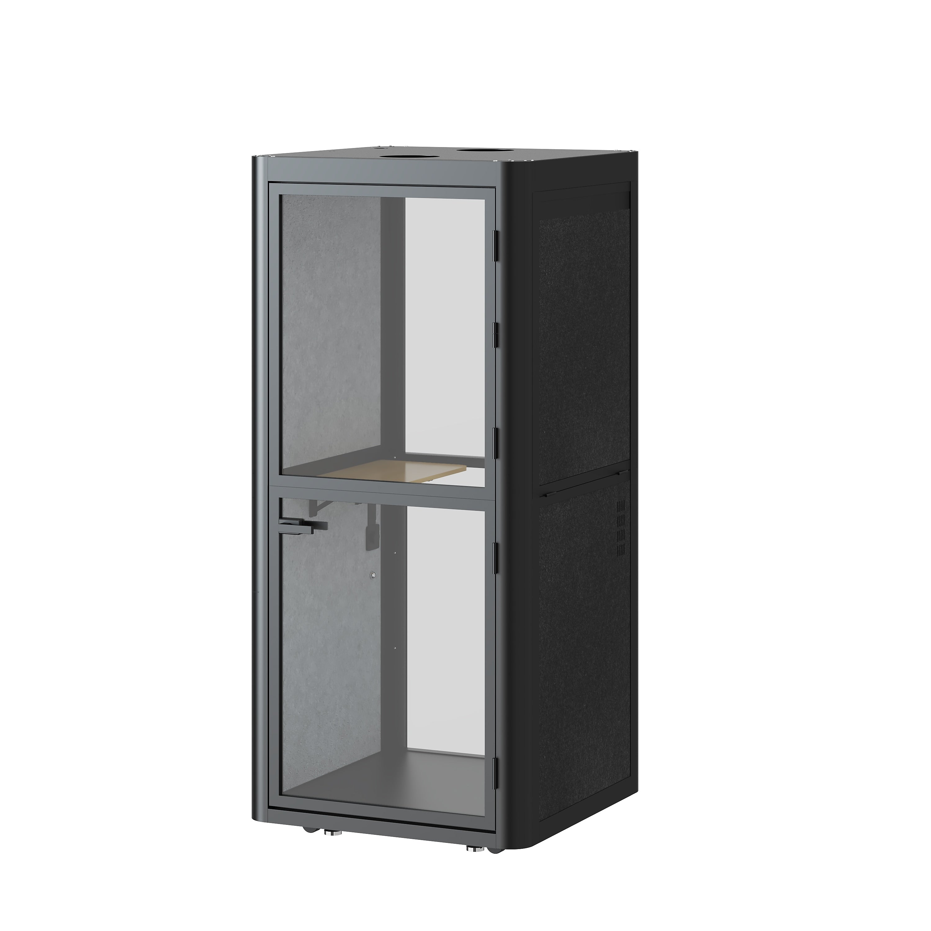 Flexispot Sound Absorbing Privacy Booth, Black (EP1FB)