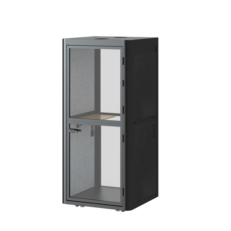 Flexispot Sound Absorbing Privacy Booth, Black (EP1FB)