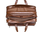 McKlein Hubbard Leather Briefcase, Laptop Compatible, Brown (88434)