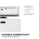 ViewSonic DLP Home and Business Projector, White (PA503HD)