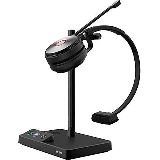 YeaLink WH62 Wireless Over-Ear Headphones, Black (1308000C)