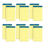 TOPS Docket Notepads, 5" x 8", Narrow Ruled, Canary, 50 Sheets/Pad, 12 Pads/Pack (TOP 63350)