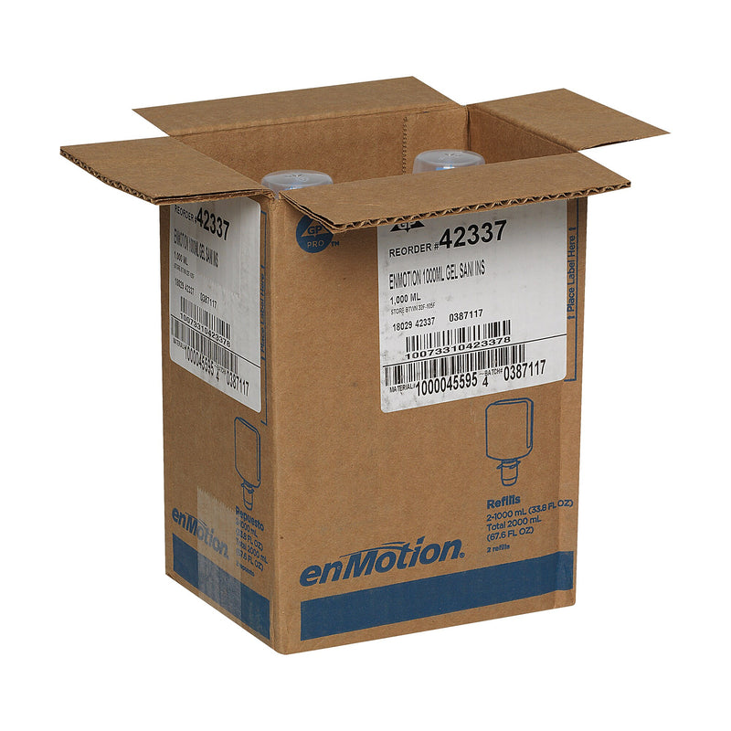 enMotion GEN2 Gel Hand Sanitizer Refill for enMotion, 2/Carton (42337)