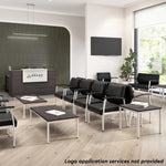Bush Business Furniture Arrive Vinyl Guest Chair, Black (CH3901BVL-03)