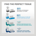 Pacific Blue Select Facial Tissue, 2-ply, 100 Tissues/Box, 30 Boxes/Carton (48100)