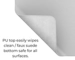 Function101 Desk Mat Pro + 2 Magnetic Cable Block Managers, 31" x 16", Gray (F101-DMPG2)