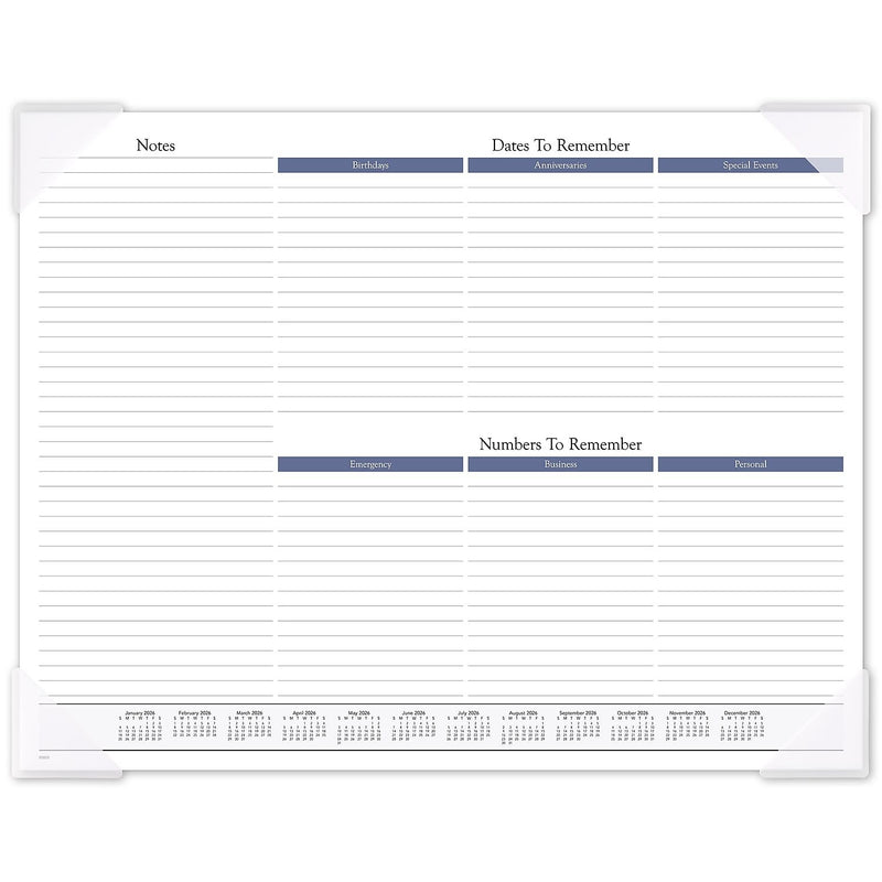 2026 AT-A-GLANCE Panoramic Landscape 21.75" x 17" Monthly Desk Pad Calendar (89802-26)