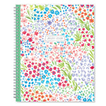 2025-2026 Blue Sky Ditsy Dapple 8.5" x 11" Academic Weekly & Monthly Planner, Plastic Cover, Multicolored (132002-A26)