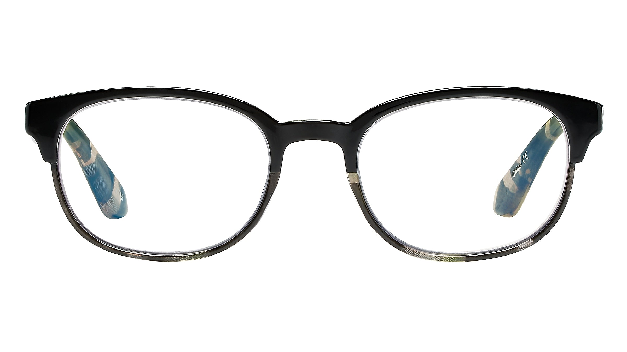 SAV VK Couture +1.75 Blue Light Reading Glasses, Black Tort (EVKB01-175-978)