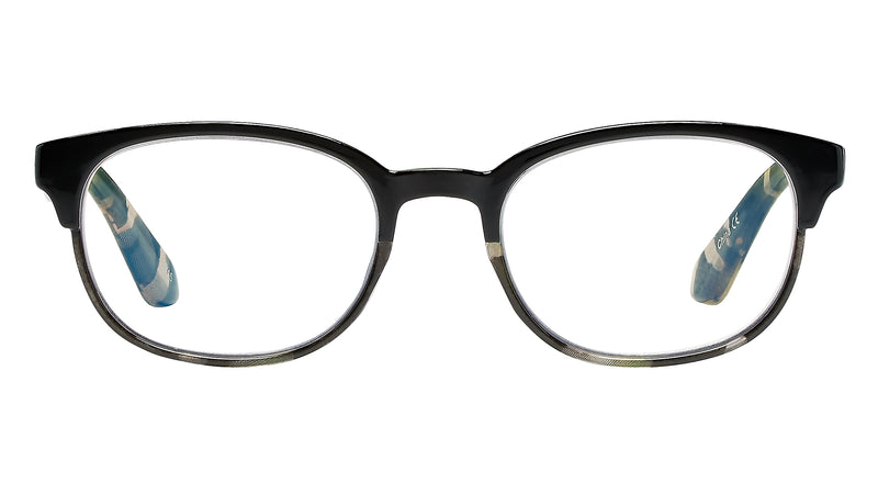 SAV VK Couture +3.00 Blue Light Reading Glasses, Black Tort (EVKB01-300-978)