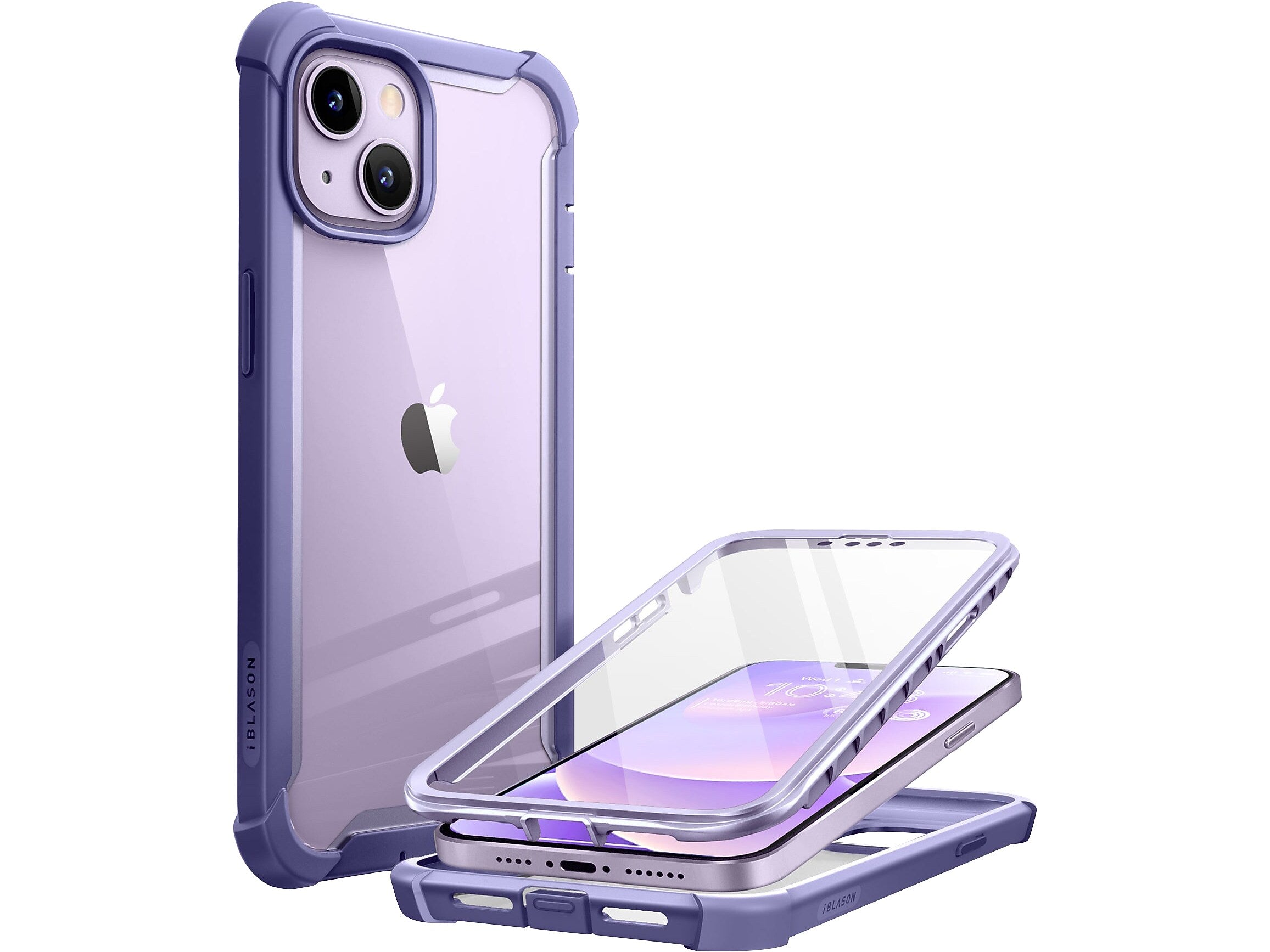 i-Blason Ares Deep Purple Case for iPhone 14 (iPhone2021/22-6.1-Ares-SP-Mauve)