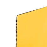 Flipside Corrugated Project Board, 3' x 4', Yellow, 24/Carton (30070-24)