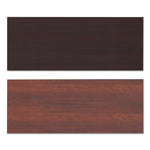 Alera® Reversible Laminate Table Top, Rectangular, 60w x 24d, Medium Cherry/Mahogany