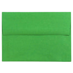JAM Paper A6 Invitation Envelope 4 3/4" x 6 1/2", Green Recycled, 100/Pack (67195d)