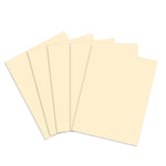 Staples 67 lb. Cover Stock Paper, 8.5" x 11", Ivory, 250 Sheets/Pack (82996)