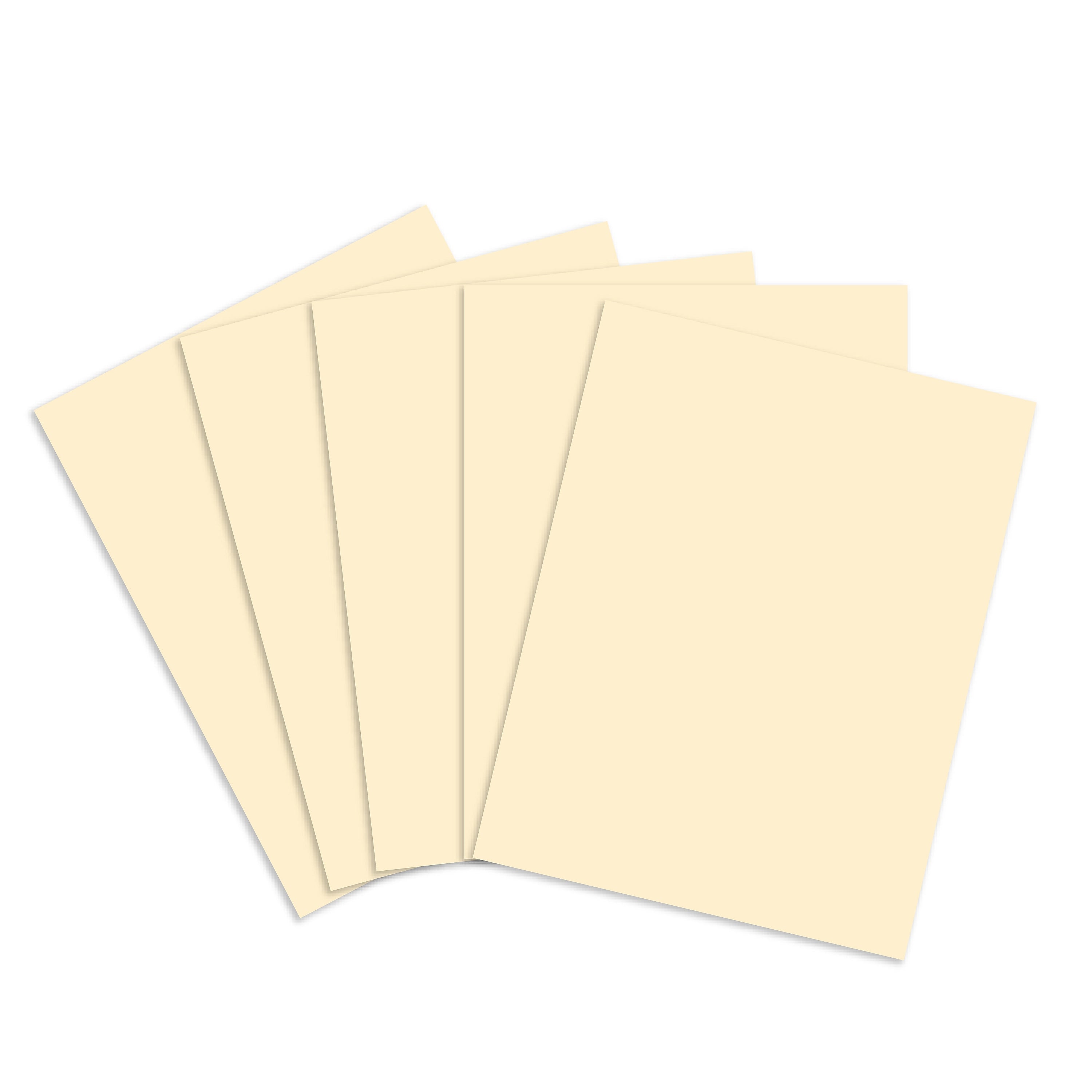 Staples 67 lb. Cover Stock Paper, 8.5" x 11", Ivory, 250 Sheets/Pack (82996)