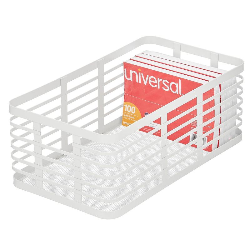 mDesign Steel Organizer, Matte White (25939)
