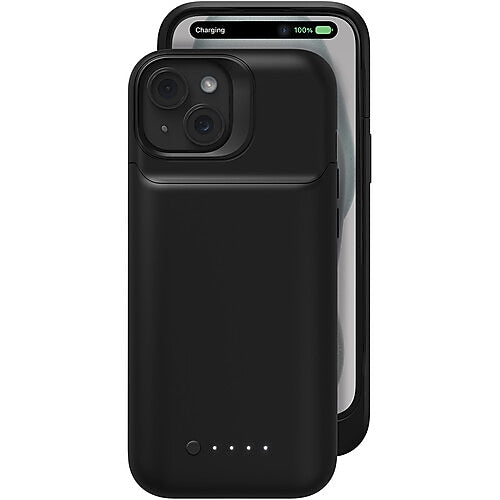 Mophie Juice Pack Battery Case for iPhone 15, Shock Absorbing, Black (401014297)