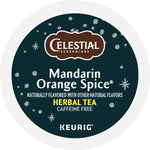 Celestial Seasonings Mandarin Orange Spice Herbal Tea, Keurig® K-Cup® Pods, 24/Box (14735)