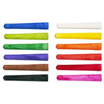 Prang Gallery Ambrite Drawing Chalk, Assorted Colors, 12/Box (53012)