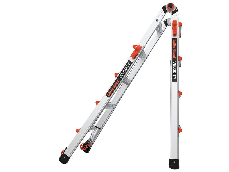 Little Giant Ladders Velocity 4.58' Aluminum Extension Ladder, 300 lb. Capacity (15417-001)