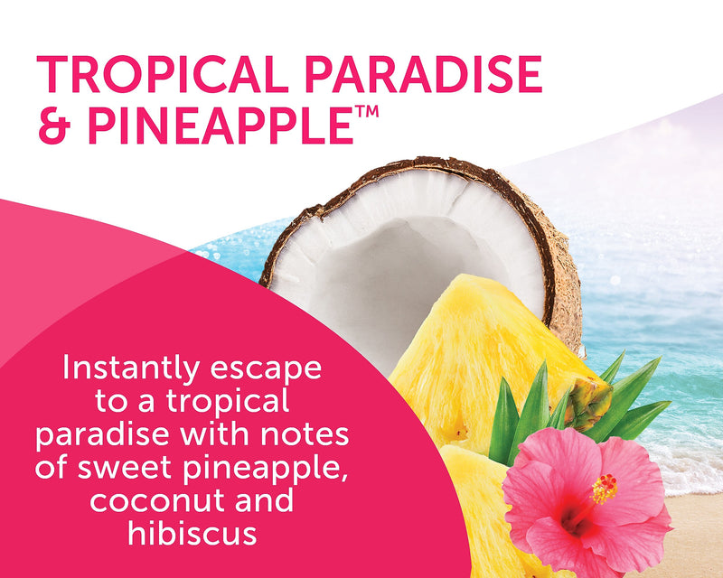 Bright Air Air Freshener Gel, Tropical Paradise & Pineapple Scent, 14 oz., 6/Carton (901076CT)