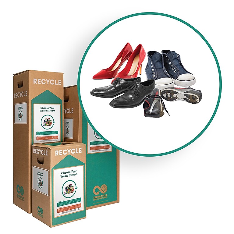 TerraCycle Cardboard Shoes and Footwear Zero Waste Box, 36 Gallon, Natural Kraft (CS104-L)