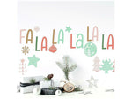 RoomMates Fa La La La La Contemporary Wall Decal Set, Holiday (RMK4833SCS)