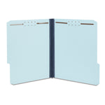 Staples® 60% Recycled Pressboard Classification Folder, 1" Expansion, Letter Size, Light Blue, 25/Box (ST765560/765560)