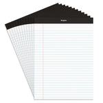 Staples Notepads, 8.5" x 11", Wide Ruled, White, 50 Sheets/Pad, Dozen (ST57339M/57339)