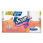 Scott ComfortPlus Toilet Paper, 1-Ply, White, 231 Sheets/Roll, 48 Rolls/Case (KCM47618)