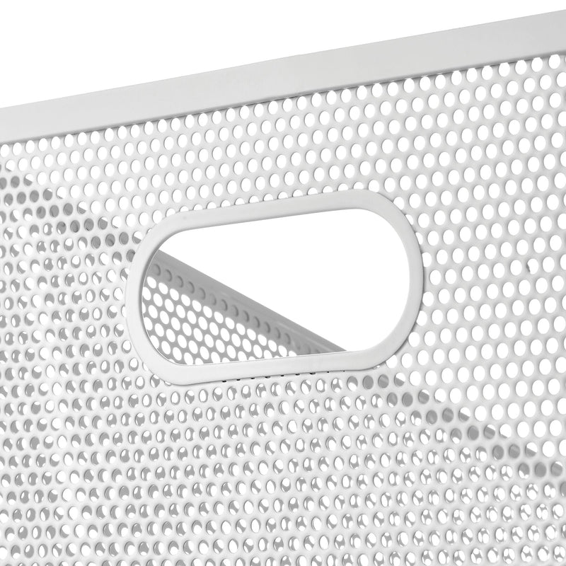 mDesign Steel Organizer, Matte White (25998)