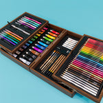 Art 101 Deluxe Multimedia Wood Art Set, Assorted Colors, 151/Pack (55142MB)