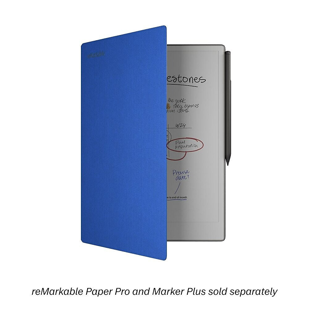 reMarkable Mosaic Weave BookFolio Pro for Paper Pro, Cobalt (RM07B-1003NW)