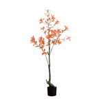 Nearly Natural 4.5' Autumn Pieris Artificial Fall Tree (T4737)