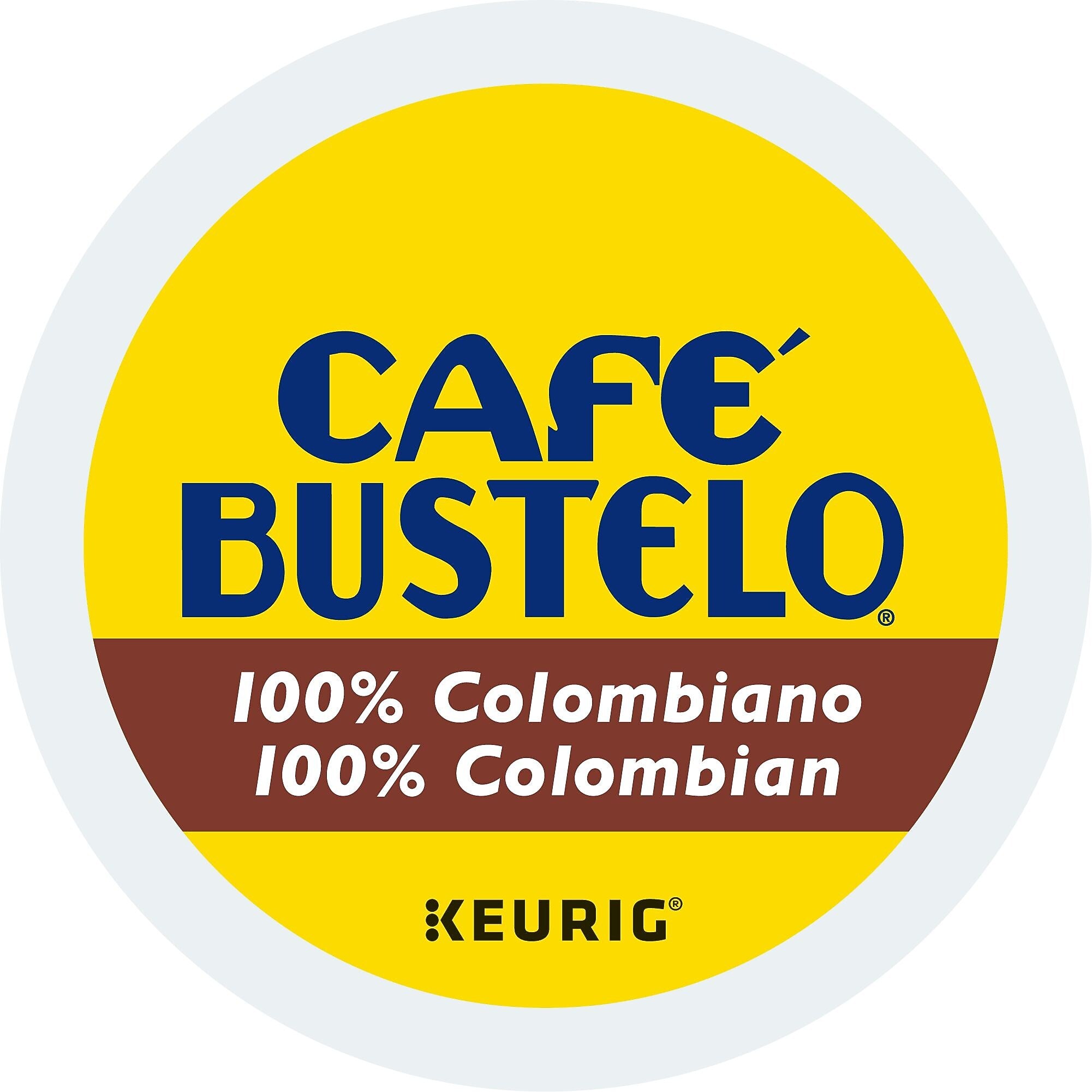 Cafe Bustelo 100% Colombian Coffee Keurig® K-Cup® Pods, Medium Roast, 96/Carton (112439)