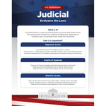 North Star Teacher Resources 17″ x 22″ U.S. Government Bulletin Board Set, 4/Set (NST3505)