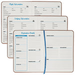 Global Printed Products Travel 5" x 7" Planner, Paperboard Cover, Brown (GPP-0119-A)