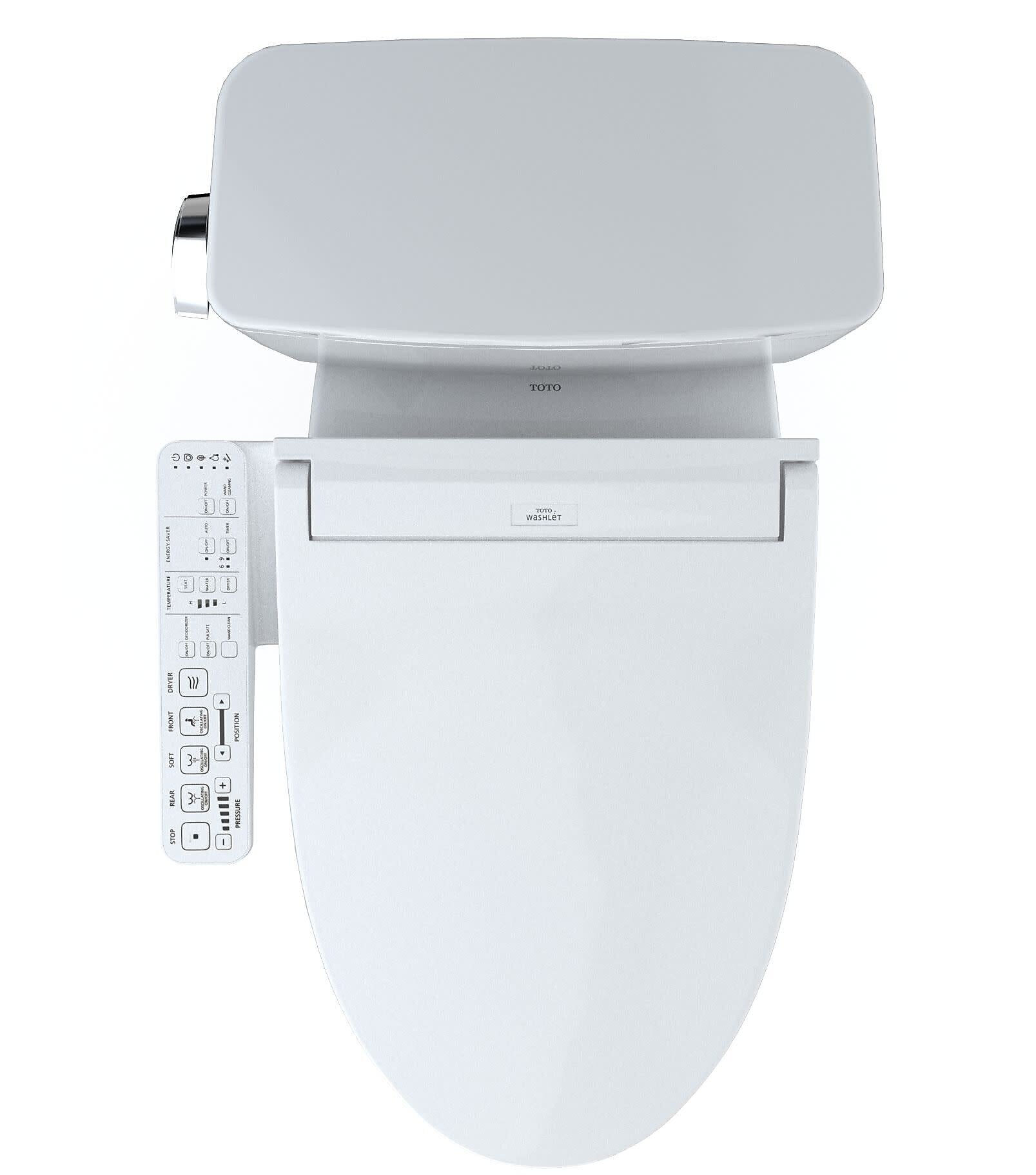 Toto Drake 1.28 GPF Gravity Flush Toilet in Cotton (MW7763074CEG#01)