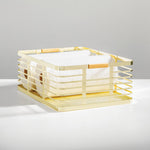 mDesign Steel Organizer, Soft Brass/Natural (25946)