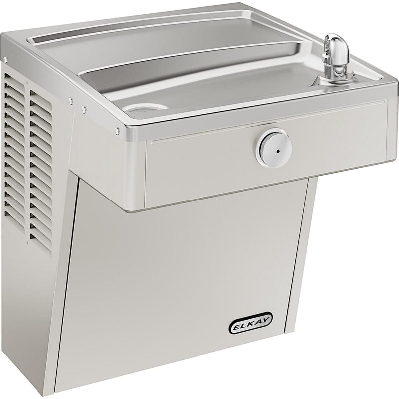 Elkay 7.8 GPH Wall Mounted Single Drinking Fountain, Stainless Steel (VRC8S)