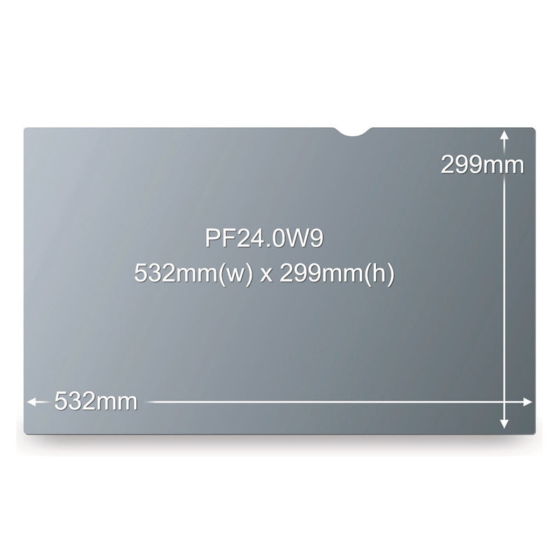 3M Anti-Glare Privacy Filter for 24" Widescreen Monitor, 16:9 Aspect Ratio (PF240W9B)